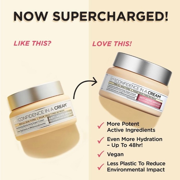🆕 IT Cosmetics Confidence in a Cream Anti-Aging Armour Moisturizer. NWT. - Picture 7 of 11
